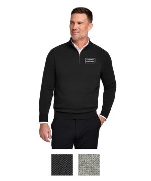 Men's Brooks Brothers® Cotton Stretch 1/4-Zip Sweater