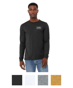 Unisex BELLA+CANVAS® Heather CVC Long Sleeve Tee