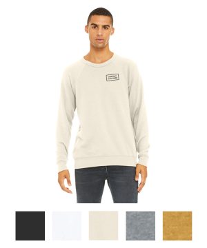 Unisex BELLA+CANVAS® Sponge Fleece Raglan Sweatshirt