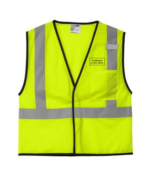 Unisex CornerStone ® ANSI 107 Class 2 Economy Mesh One-Pocket Vest